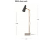 FILLY short neck floor lamp white