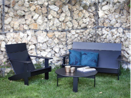 Outdoor Adirondack Lollygagger sofa 2 seater