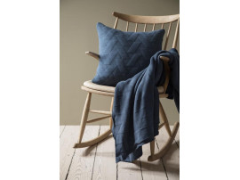 Coussin scandinave Finn Juhl. 40 x 60 cm Bleue