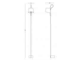Rope Trick floor lamp