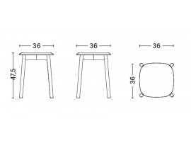 Soft Edge 72  stool