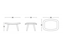 About A Lounge AAL 03 Foot stool