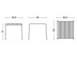 Palissade outdoor  ottoman