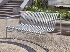 Banc de jardin scandinave Palissade Hot Galvanisé