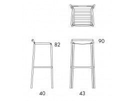 Straw Bar stool