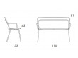 Kaffe bench