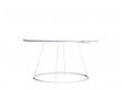 Breeze coffee table with wavy top Ø 80 cm