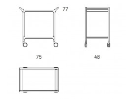 Teatime tea trolley