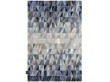 Custom hand tufted Wedge Blue rug.