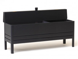 A Line Storage Bench, Oak