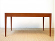 table bureau en teck