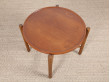 Table basse circulaire scandinave. Modèle AT 35