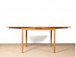 Table à manger scandinave en teck.