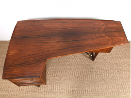 Scandinavian desk in Rio rosewood