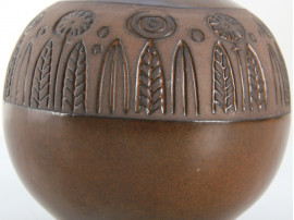 Scandinavian ceramics. Round vase