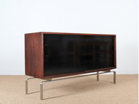 Rosewood sideboard with sliding doors