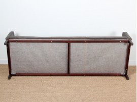Danish 3-seater leather sofa