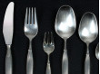 Scandinavian silver plated cutlery set for 12 people. Model Savoy. 84 pcs
