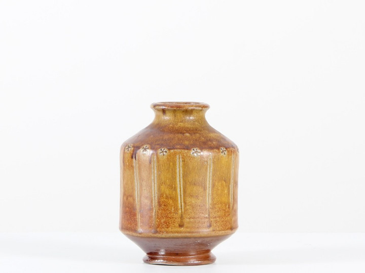 Stoneware scandinavian vase