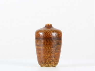 Scandinavian ceramics. Iridescent vase.