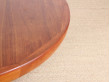 Scandinavian center dining table in teak 4/8 seats