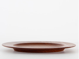 Square serving dish in teak