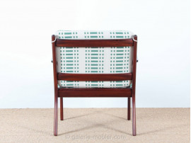 Paire de fauteuil scandinave en acajou