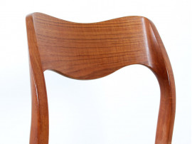 Paire de chaises scandinaves en teck model 71