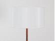 Scandinavian floor lamp in Rio rosewood