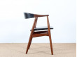 Scandinavian teak desk chair