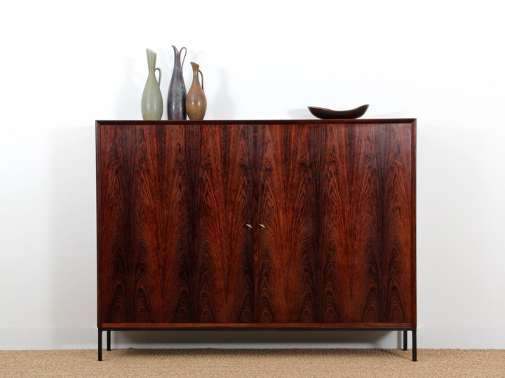 Scandinavian rosewood buffet console