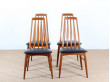 Set of 4 Scandinavian teak chairs Eva