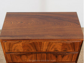 Petite commode scandinave en palissandre de Rio