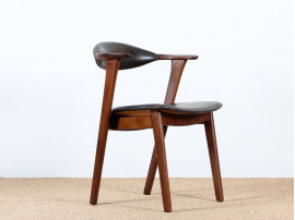 Desk chair in rosewood