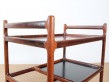 Scandinavian service trolley in rosewood 