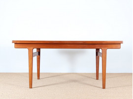 Scandinavian dining table in teak 6-10 seats