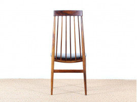 Set of 6 chairs in rosewood