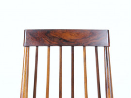 Set of 6 chairs in rosewood