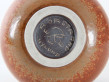 Scandinavian ceramic orange vase