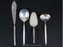 Set of scandinavian silverplate cutlery Cheri for 12 people, 76 pieces.