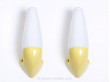 Pair of ceramic sconces