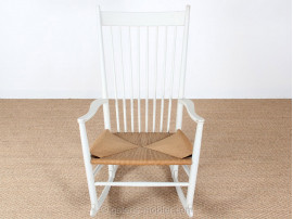 Scandinavian Rocking chair J16 by Hans J. Wegner