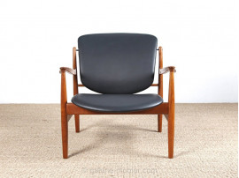 Scandinavian teak armchair model 136, designed by Finn Juhl