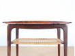 table scandinave en palissandre de Johannes Andersen