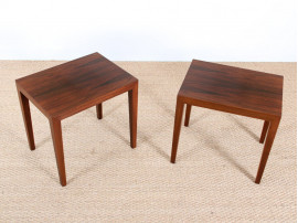 Pair of coffee / occasional tables in Rio rosewood 