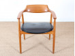 Scandinavian teak armchair, by Erik Kirkegaard