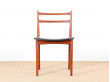 Set of 4 scandinavian teak chairs