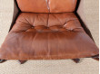 Scandinavian Falcon armchair with ottoman by Sigurd Ressel