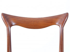 Set of 4 scandinavian chairs in teak designed by Henry Walter Klein