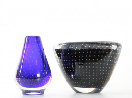 Scandinavian blown glass bowl